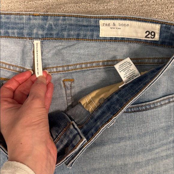 Rag & Bone Dre Low Rise Slim Boyfriend Jeans Bundle Size 29 - Picture 10 of 14